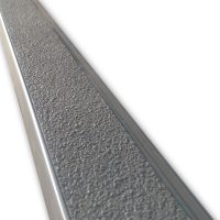 aluminium stair nosing grey