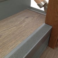 aluminium stair nosing grey application