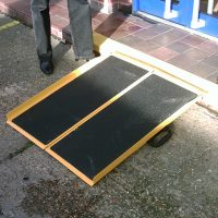 aluminium briefcase access ramp application